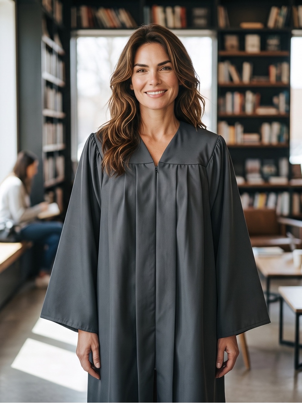 4’10-5’0 Jostens Evolution Black Graduation Gown